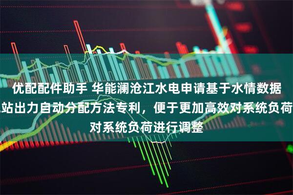 优配配件助手 华能澜沧江水电申请基于水情数据的梯级电站出力自动分配方法专利，便于更加高效对系统负荷进行调整