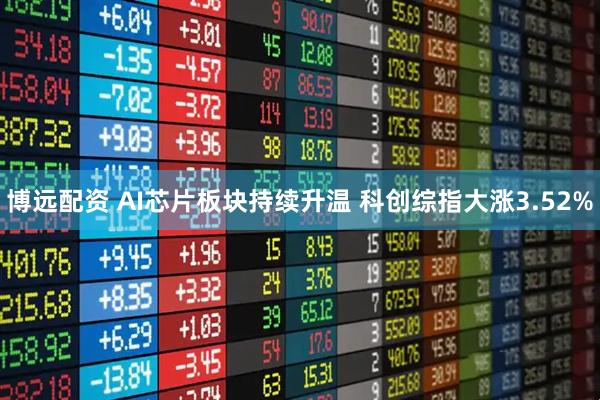博远配资 AI芯片板块持续升温 科创综指大涨3.52%
